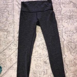 Lululemon Knit Jacquard Black Leggings Size 8